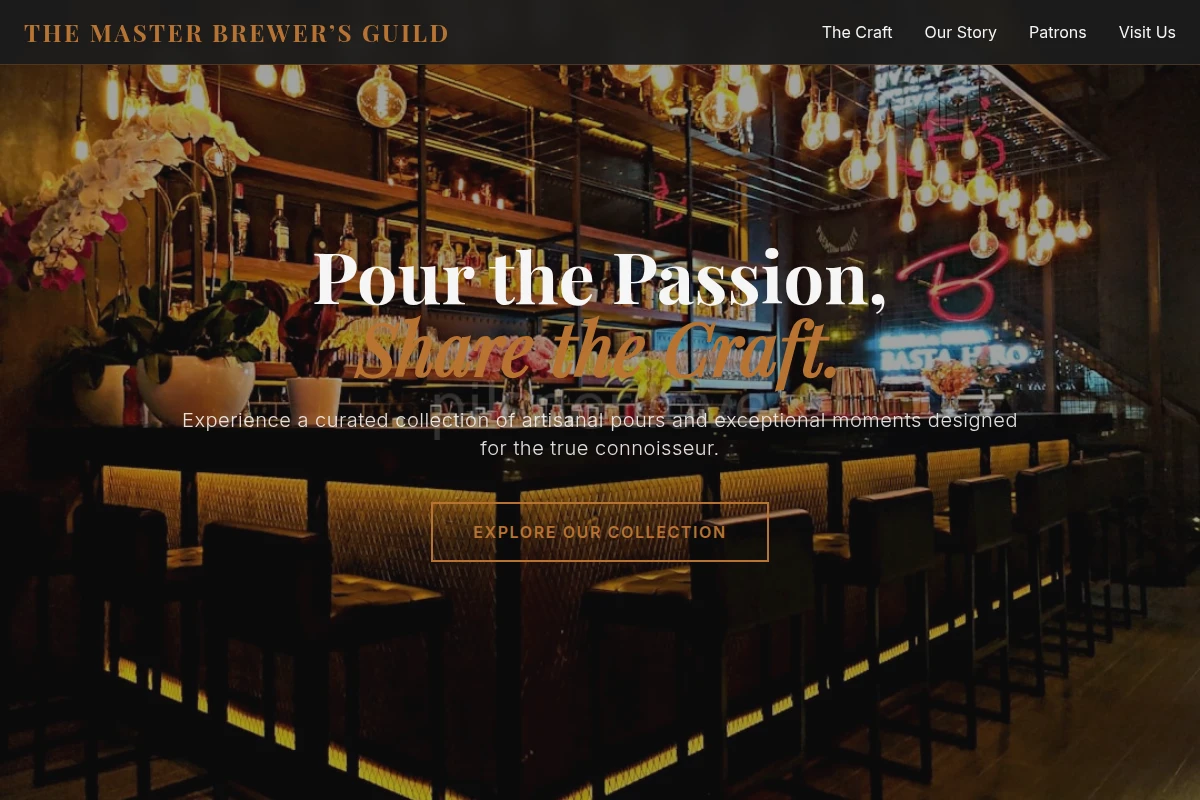 Pour Bar