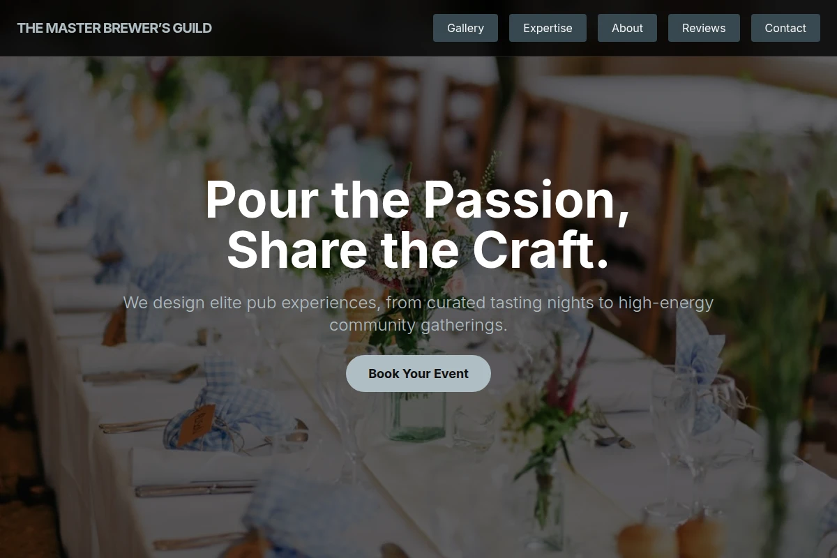 Pub Event Planning