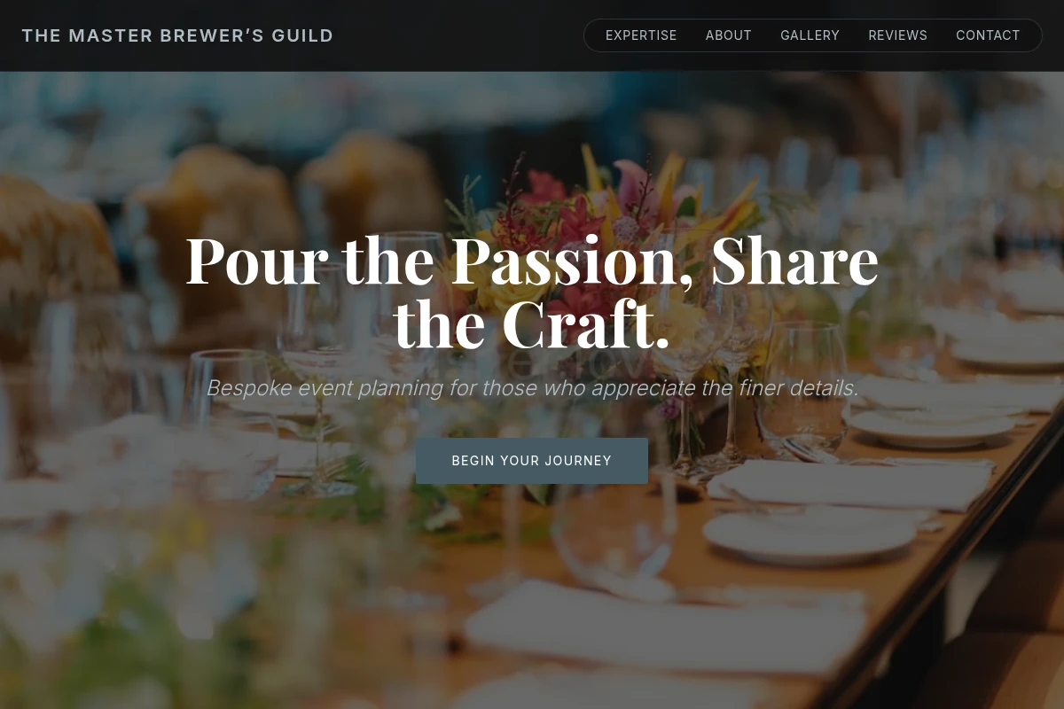 Bitter Event Planning